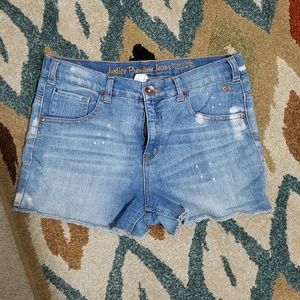 Girls cutoff shorts by Justice